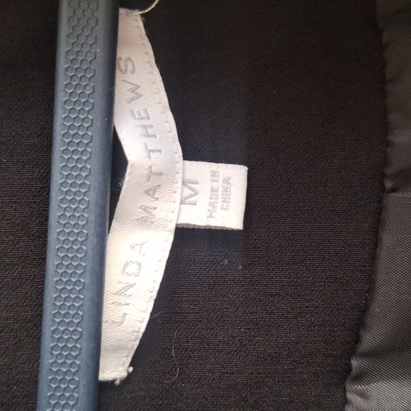 Linda Matthews Black Sporty Blazer Size M - Picture 3 of 8